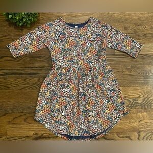 Tea Collection Hi-Lo Midi Floral Dress Sz 4
